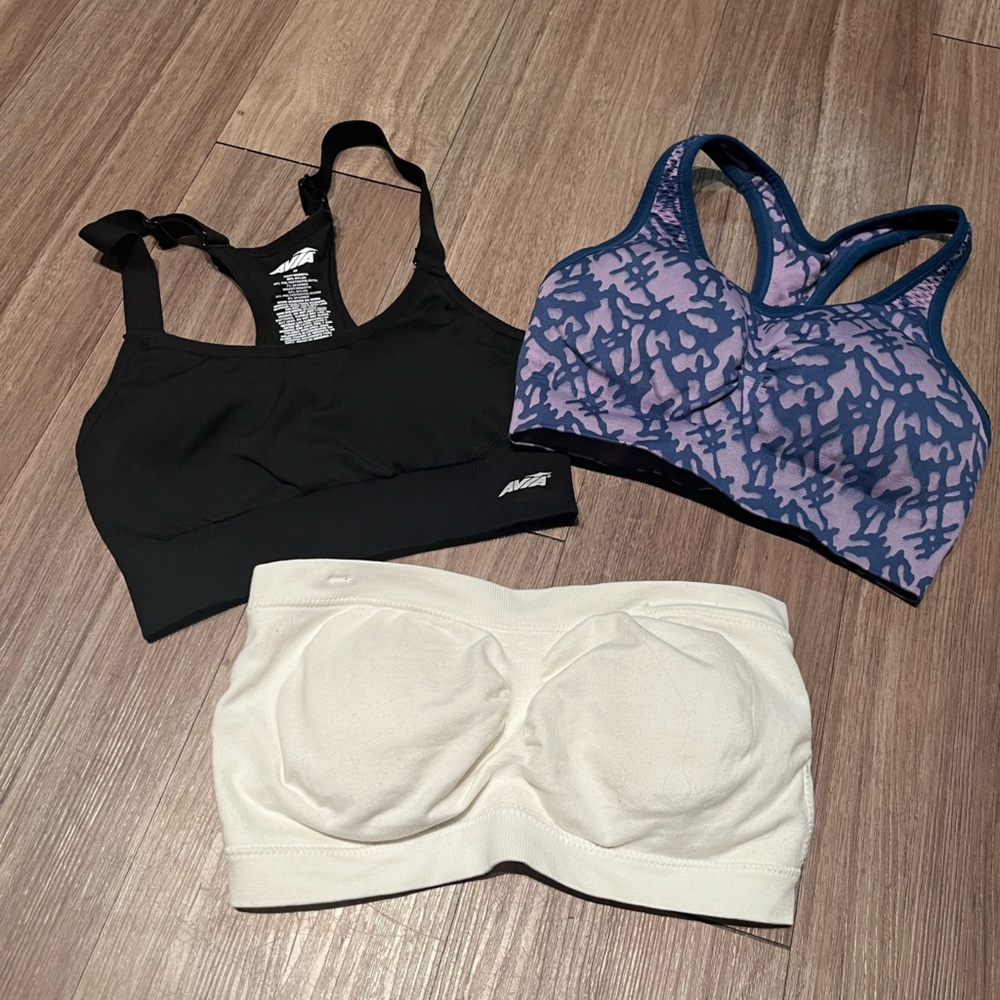 3 Medium sports bras for the price of one!